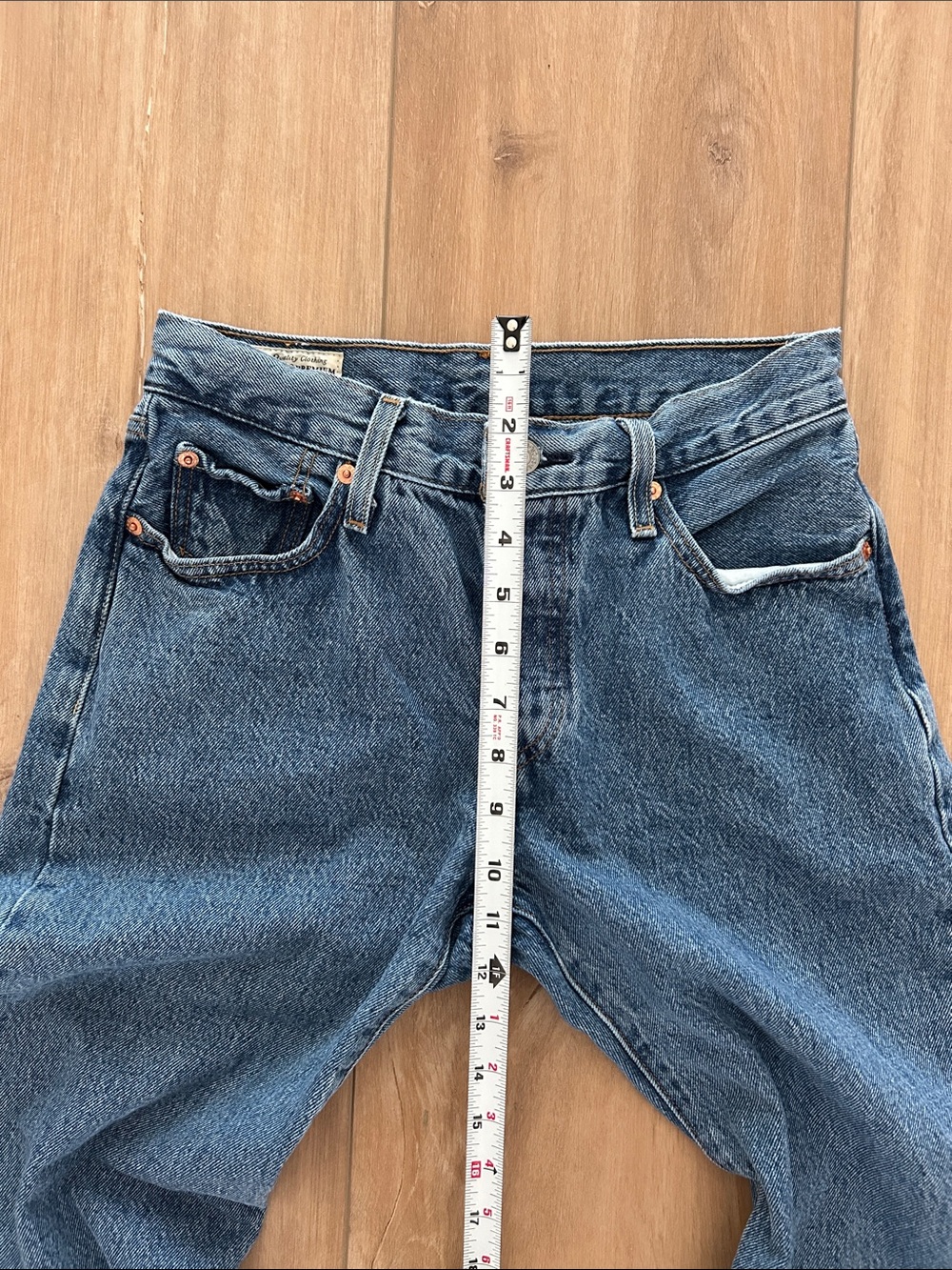 LEVI’S 501 Button-Fly 90’s Fit 100% Denim Jeans - Picture 11 of 12